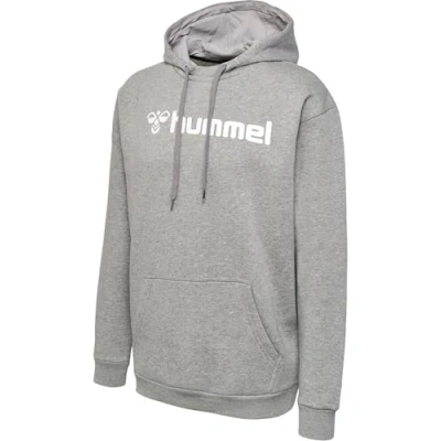 Abbildung von Hummel Mover Kapuzenpullover, Herren, Größe: Large, Grey melange