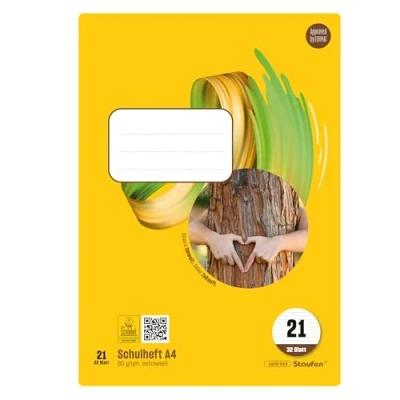 Abbildung von Staufen Style Schulheft 5 Hefte je 32 Blatt, DIN A4, Lineatur 21 (9 mm liniert), 80 g/m² Papier