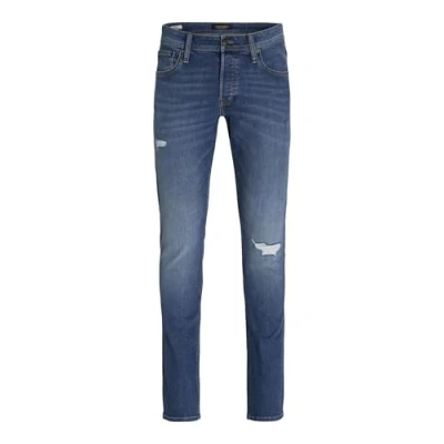 Abbildung von Jack &amp; Jones Jeans Slim Fit, Herren, Größe: 44x32, Blue denim