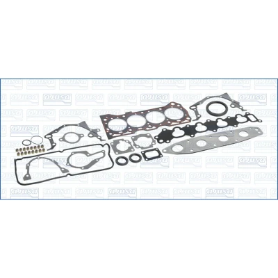 Abbildung von AJUSA 50169200 Dichtungsvollsatz, Motor mit Zylinderkopfdichtung, Ventilschaftabdichtung SUZUKI: SWIFT 2, Grand Vitara 2 SUV, Samurai Off Road