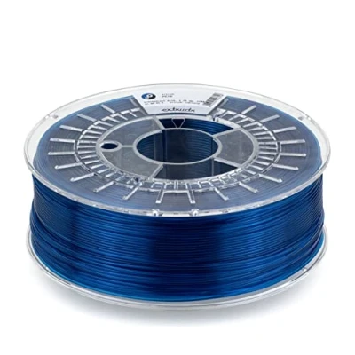 Abbildung von extrudr® PETG ø1.75mm (1.1kg) &#039;TRANSPARENT BLAU&#039; 3D Drucker Filament Made in Austria höchste Qualität zum fairen Preis!
