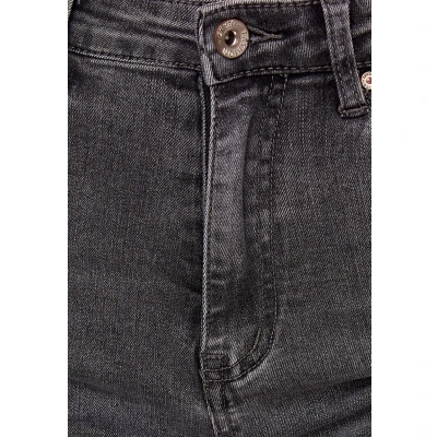 Abbildung von Elara Super High Waist Damen Hose Chunkyrayan EL12D3 Dunkelgrau 42 (XL)