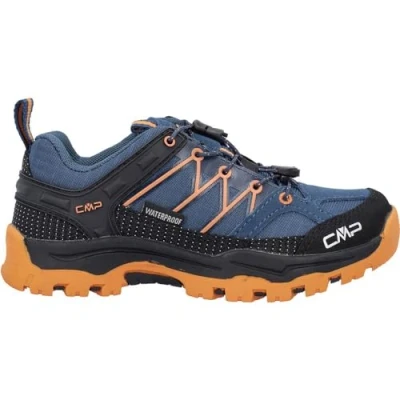 Abbildung von CMP KIDS Rigel LOW WP Unisex Hikingschuh für Kinder, Größe: 33, Bluesteel/flame Leder und textil