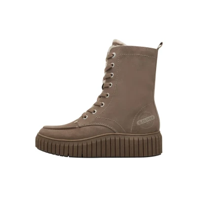 Abbildung von s.Oliver Snowboot/Winterstiefel, Damen, Größe: 37, Taupe Schuhe