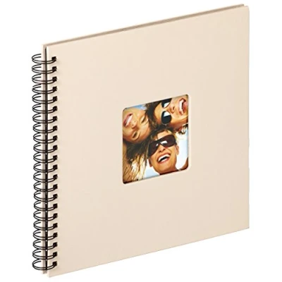 Abbildung von walther design Fotoalbum sand 30 x cm Spiralalbum mit Cover Ausstanzung, Fun SA 110 C