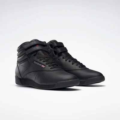 Abbildung von Reebok Classic Sneaker high, Damen, Größe: 38.5, Intenseense black Leder und lederimitat