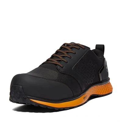 Abbildung von Timberland PRO Herren Reaxion ESD NT FP S3 Fire and Safety Shoe, Black Orange, 47 EU