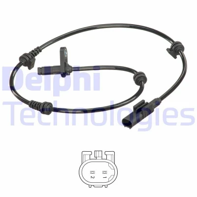 Abbildung von DELPHI SS20552 ABS Sensor aktiver 700 MERCEDES BENZ: E Class Saloon, T modell