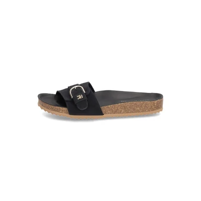Abbildung von Tommy Hilfiger Pantolette flach, Damen, Größe: 38, Space blue Schuhe