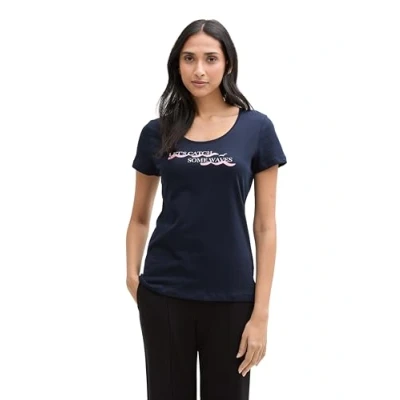 Abbildung von TOM TAILOR Kinder Glow in The Dark T Shirt, Sky Captain Blue, 104/110