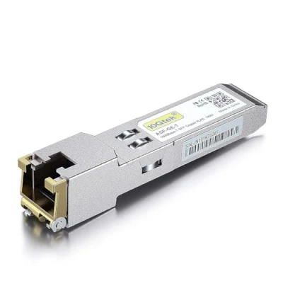 Abbildung von 1G SFP auf RJ45 Mini Gbic Modul, 1000Base T Kupfer Transceiver Kompatibel für Cisco GLC T/SFP GE T, Meraki MA 1GB TX, Ubiquiti UniFi UF 1G, Netgear, Zyxel, D Link, TP QNAP, Open Switch