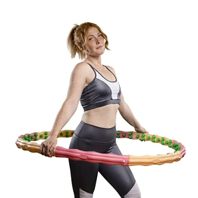 Abbildung von HOOPOMANIA Large Hoop [1,8 kg] Fitnessreifen zum abnehmen Hulahoop für Männer und Frauen