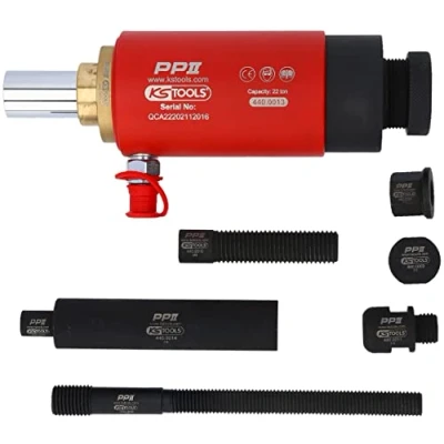 Abbildung von KS Tools 440.0010 Druck und Zug Hydraulikzylinder Satz, 22t, 10 tlg.