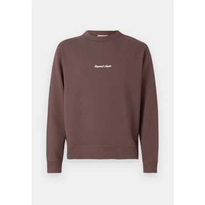Abbildung von Jack &amp; Jones Jornorrebro CREW Sweatshirt, Herren, Größe: XS, Deep mahogany