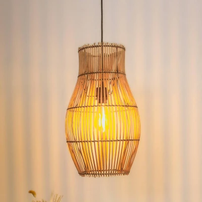 Abbildung von ECO LIGHT Pendelleuchte »Bamboo«, 1 flammig, Leuchtmittel E27 ohne