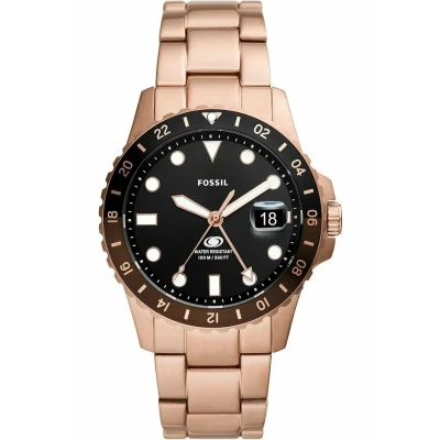Abbildung von Fossil Quarz Uhr, Herren, Größe: One Size, Roségold