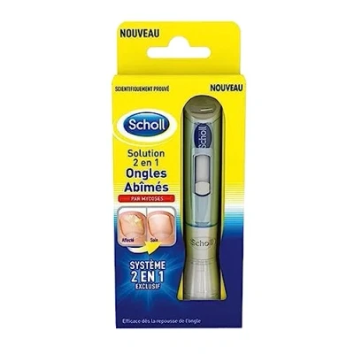 Abbildung von Scholl Behandlung 2 in 1 Lösung für Nägel, die durch Mykose geschädigt werden Ergebnisse Wochen einfach zu verwenden dringt ein und behandelt von der Quelle 3,8 ml 5 Einwegfeilen