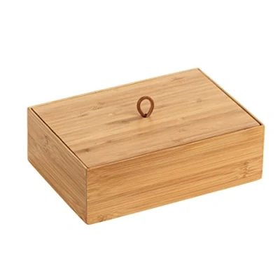 Abbildung von WENKO Bambus Box Terra L mit Deckel