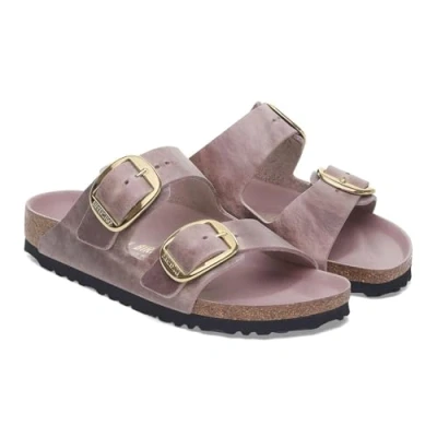 Abbildung von Birkenstock Arizona BIG Buckle LEOI Narrow Hausschuh, Damen, Größe: 40, Lavender Schuhe