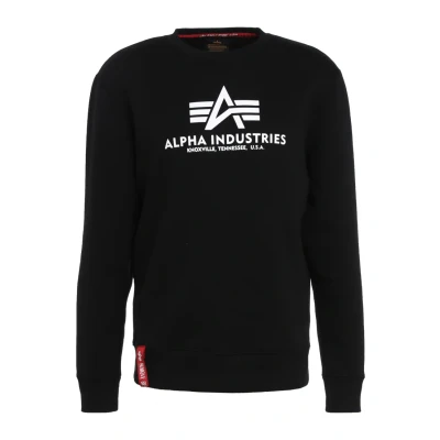 Abbildung von Alpha Industries Basic Sweatshirt black, Herren, Größe: 3XL, Black