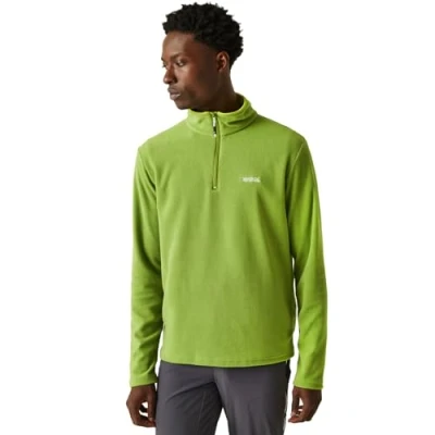 Abbildung von Regatta Herren Thompson Fleecejacke Fleece mit halbem Reißverschluss, Piquant Green, L