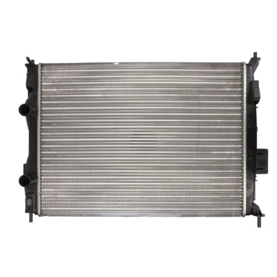 Abbildung von NRF 59306A Kühler, Motorkühlung Aluminium 590 448 18 Kühlrippen mechanisch gefügt NISSAN: Qashqai / Qashqai+2 I