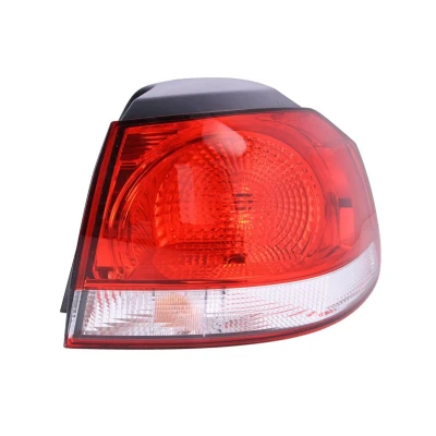 Abbildung von HELLA 2SD 009 922 101 Rückleuchte rechts äusserer Teil W16W, WY21W 12 Rot, weiß mit Glühlampen Lampenträger VOLKSWAGEN: GOLF 6