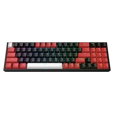 Abbildung von Redragon K628 Pro 75% Kabellose RGB Gaming Tastatur mit 3 Modi, 78 Tasten, Hot swap fähige Kompakte Mechanische Tastatur, Roter Schalter