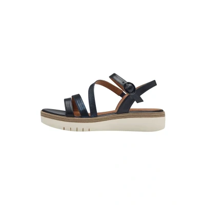 Abbildung von Tamaris Plateausandalette, Damen, Größe: 38, Navy Schuhe