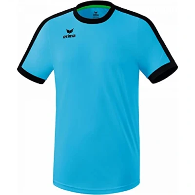 Abbildung von Erima Unisex Kinder Retro Star Trikot, Curacao/Schwarz, 140