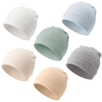 Abbildung von DRESHOW Neugeborenes Baby Mütze Hut Beanie Bekleidung Unisex Infant Kindergarten Jungen Mädchen 3 24 Monate