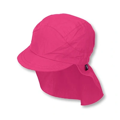 Abbildung von Sterntaler SCHIRMMÜTZE MIT Nackenschutz Hut für Kinder, Größe: 47, Magenta