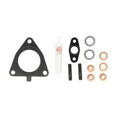 Abbildung von ELRING 587.210 Montagesatz, Lader mit Dichtungen Montageanleitung, Schrauben PEUGEOT: 3008 I, RCZ Coupe, 5008 CITROËN: C8, Dispatch II MPV