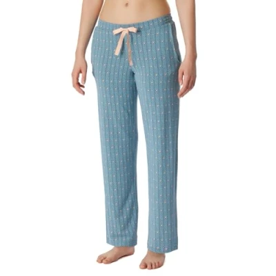 Abbildung von Schiesser Nachtwäsche Hose, Damen, Größe: 46, Blau pfirsich