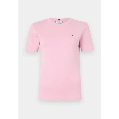 Abbildung von Tommy Hilfiger SLIM CODY Tshirt print, Damen, Größe: XXS, Classic pink