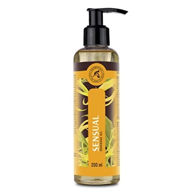 Abbildung von Sinnliches Massageöl 200ml 100% Natürlichem Ylang Öl &amp; Jojobaöl Herrlichem Duft Sinnliche Partnermassage Naturkosmetik Massageöle zur Erregung