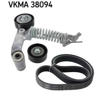 Abbildung von SKF VKMA 38094 Keilrippenriemensatz MERCEDES BENZ: A Class, GLA, B Class