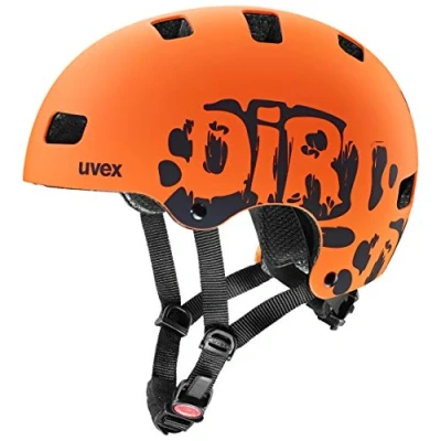Abbildung von uvex kid 3 cc robuster Fahrradhelm für Kinder individuelle Größenanpassung optimierte Belüftung orange matt 51 55 cm