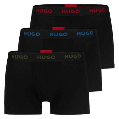 Abbildung von HUGO Boxer 3 PACK Panties, Herren, Größe: Medium, Black