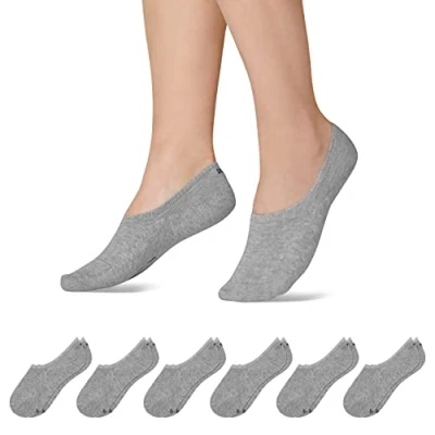 Abbildung von Snocks 6PACK Socken, Damen, Größe: 39 42, Grau