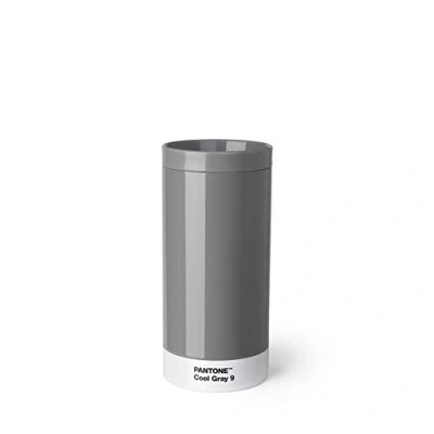 Abbildung von Pantone Reisebecher, Edelstahl, ABS, Cool Gray 9, 1 Stück (1er Pack)