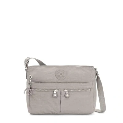 Abbildung von Kipling Damen New Angie Umhängetasche, Grau Gris