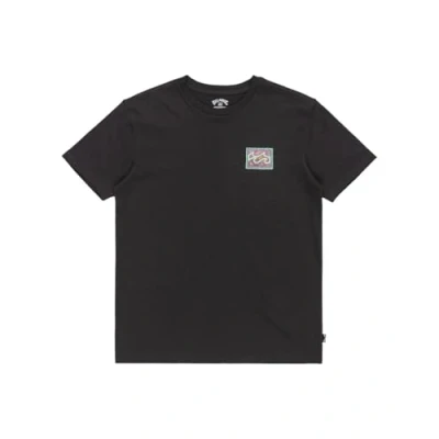 Abbildung von Billabong Crayon WAVE Unisex Tshirt print für Kinder, Größe: 147 152, Black