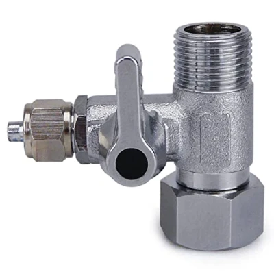 Abbildung von smardy Absperrhahn Absperrventil Adapter T Stück 3/8x3/8x1/4&quot; zum Anschluss von 2 Geräten