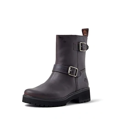 Abbildung von Timberland Damen Carnaby Cool Biker Ankle Boot, Soil, 38 EU
