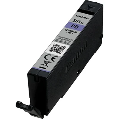 Abbildung von Canon Originaltinte CLI 581XL PB, Größe XL, Foto Blau, Recyclebare Verpackung