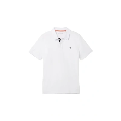 Abbildung von TOM Tailor Basic POLO Poloshirt, Herren, Größe: Small, White
