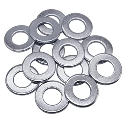 Abbildung von (100 Stück) DIN 125A Unterlegscheiben M10 Rund Metall Flach Reparatur Unterlegscheibe Stahl Abstandhalter (100, M10)