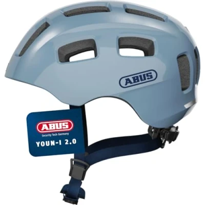 Abbildung von ABUS Unisex, Fahrradhelm, Hellblau (Glacier Blue), M (52 57 cm)