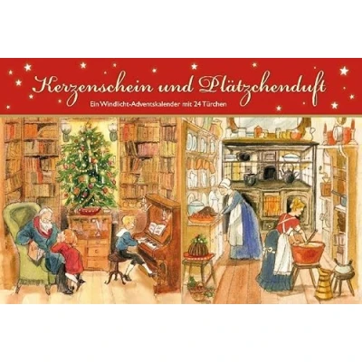 Abbildung von Kerzenschein und Plätzchenduft. Ein Windlicht Adventskalender mit 24 Türchen (Adventskalender für Erwachsene: Türchen, Band 9)